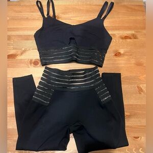 Black Bombshell sports wear set
